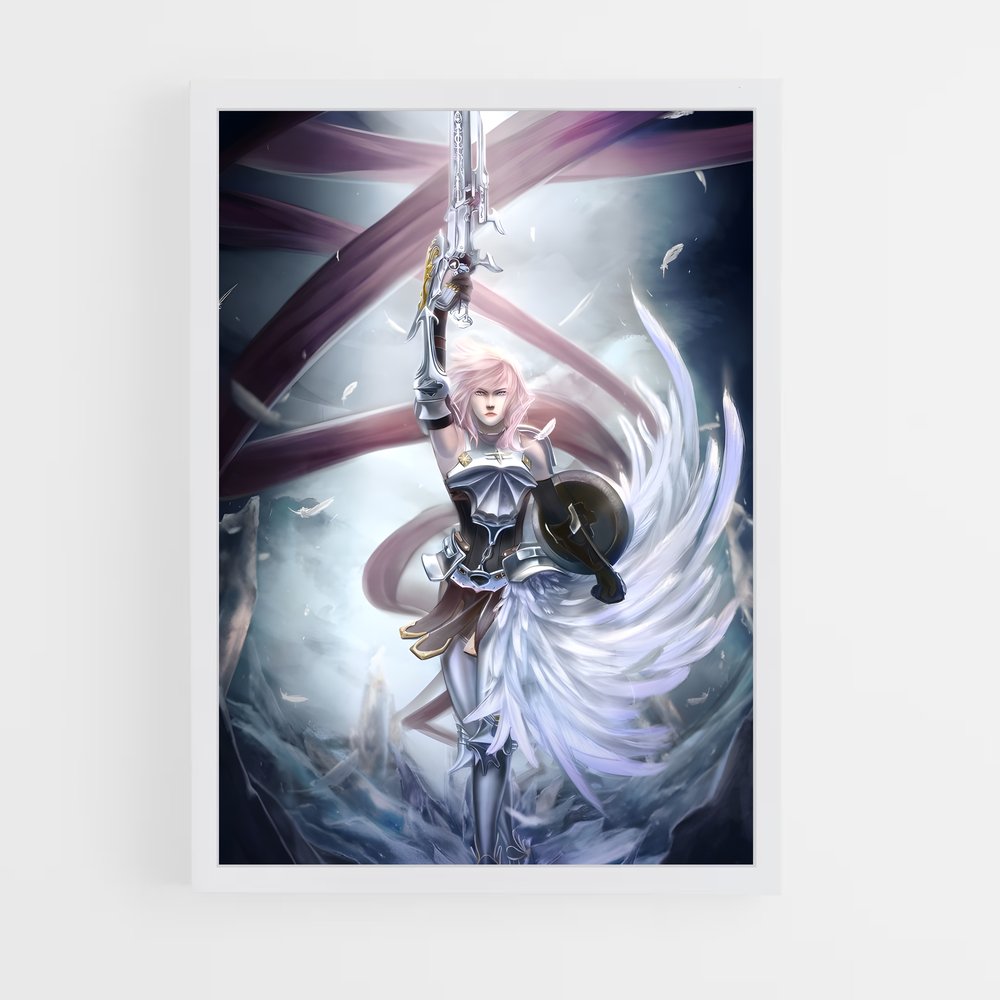 Poster Lightning Plongée – affiche Final Fantasy (vue 3)
